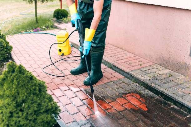 Pressure Washing Brick in Bowie, TX